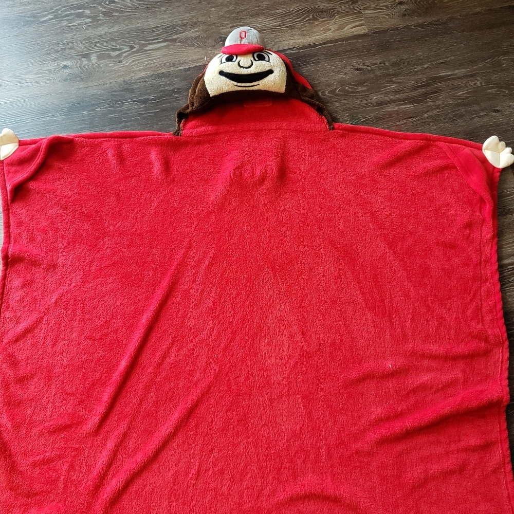 Ohio State OSU Buckeyes Baby Towel Hooded Towel